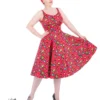 Pink 50s Eliza Spicy Swing Dress