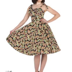 Butterfly Prism Halter Dress