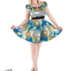 Peacock Mini Dress