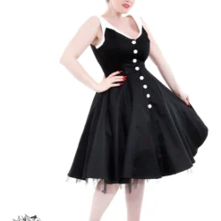 Black Elegance Day Dress