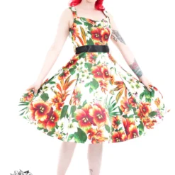 Princess Lily Dress In Orange