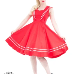 Red Sailor Dress