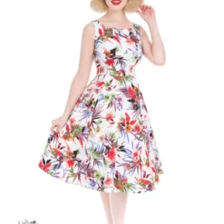50s Lily Floral Dress