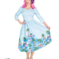 Playa Flamingo Dress