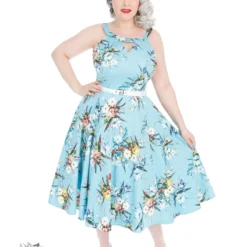Blue Lizzy Floral Dress