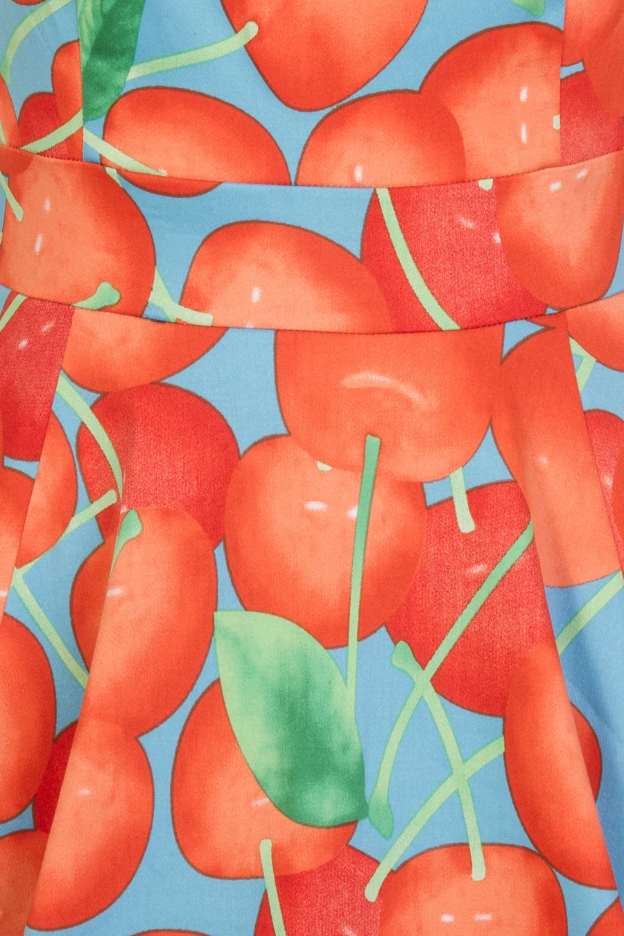 Royal Ann Cherry Dress In Blue - Image 6