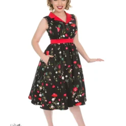 Multifloral Poppy Dress