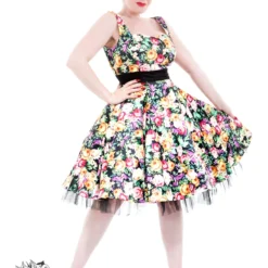 Night Bloom Swing Dress