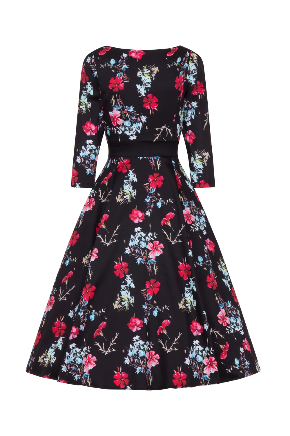Yasmin Floral Tea Dress - Image 4