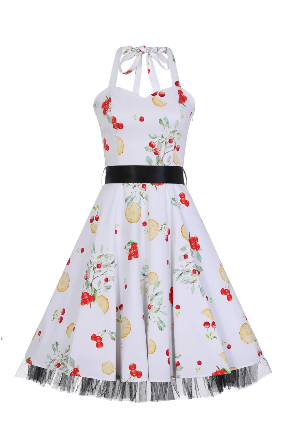 Pineapple And Cherries Swing Dress - Image 3