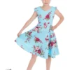 Girls Royal Ballet Tea Dress In Blue