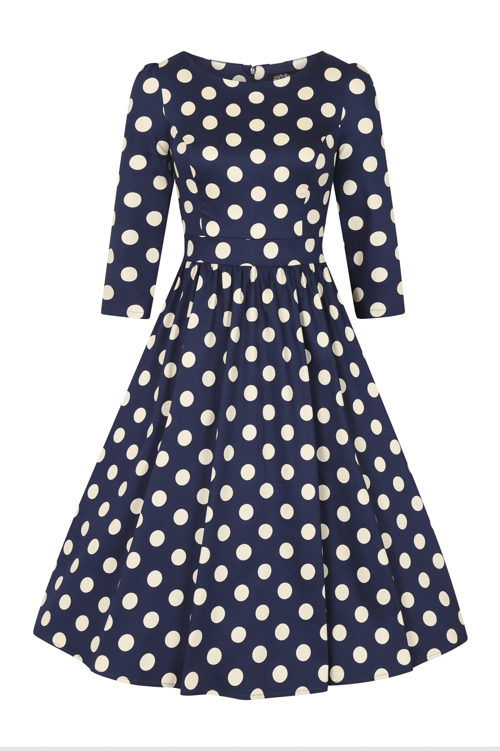 Milana Polka Dot Swing Dress - Image 3