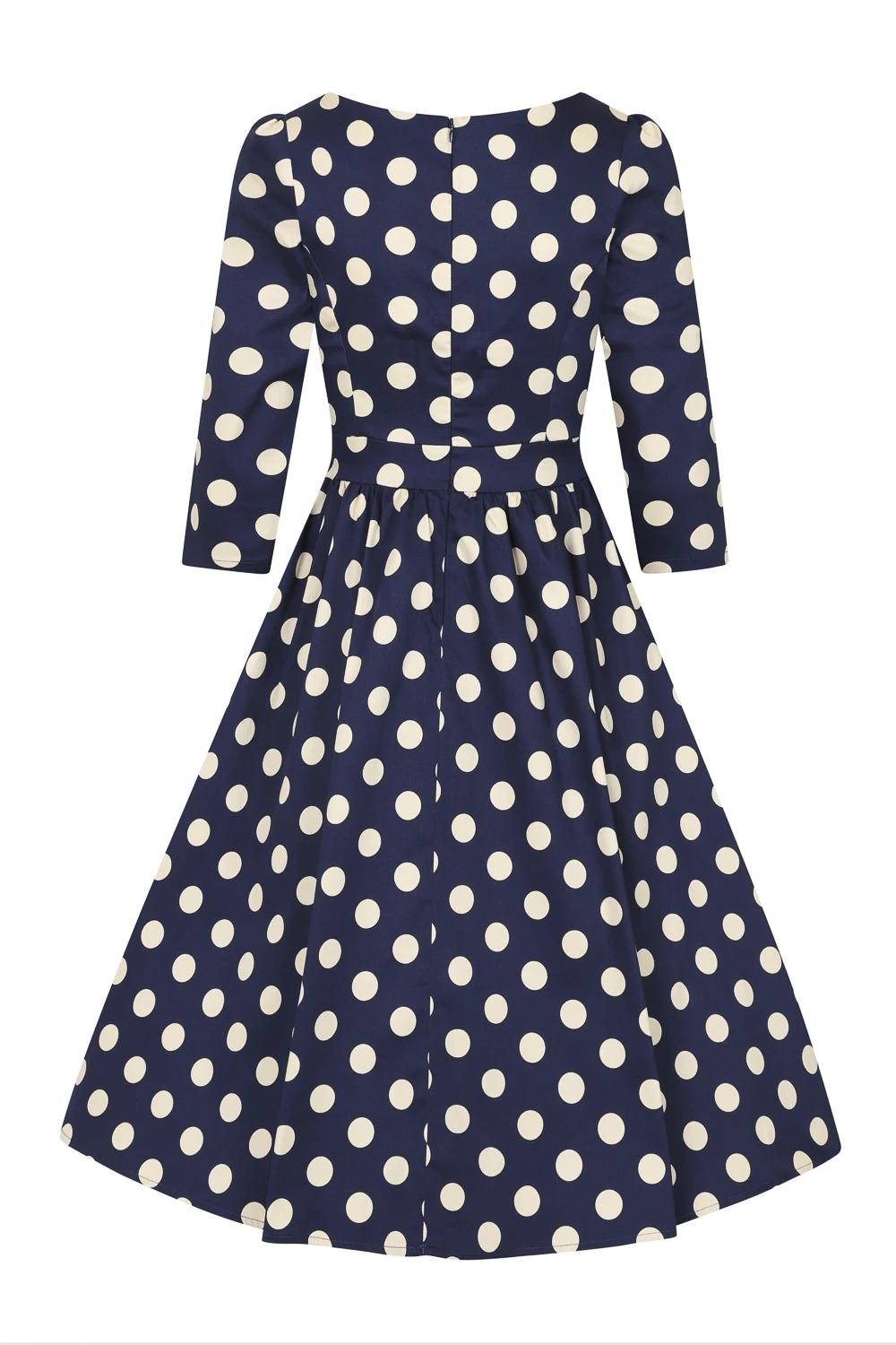 Milana Polka Dot Swing Dress - Image 4