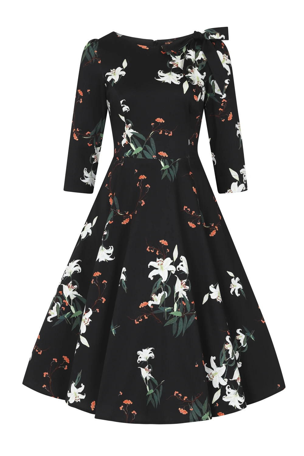 Diana Lilly Floral Swing Dress - Image 3