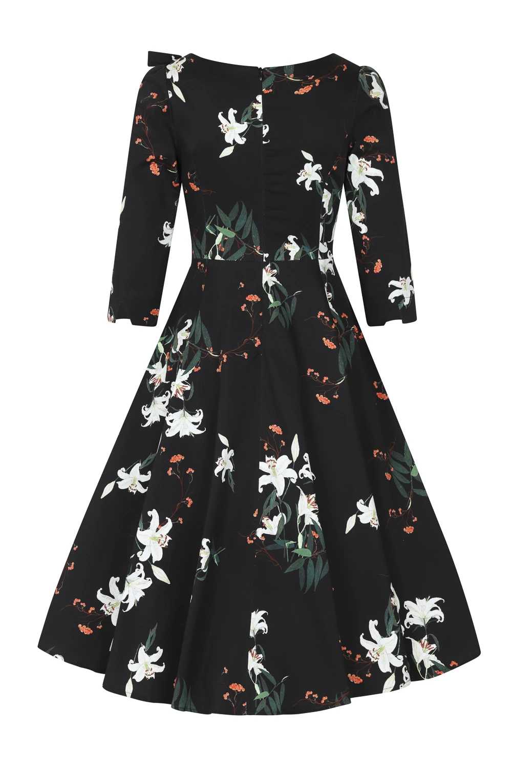 Diana Lilly Floral Swing Dress - Image 4