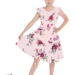 Girls Royal Ballet Tea Dress In Pink