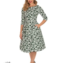 Emelda Floral Swing Dress