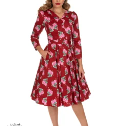 Natalie 50s Swing Dress