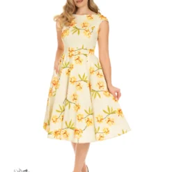 Evonne Floral Swing Dress