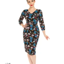 Stacy Floral Wiggle Dress