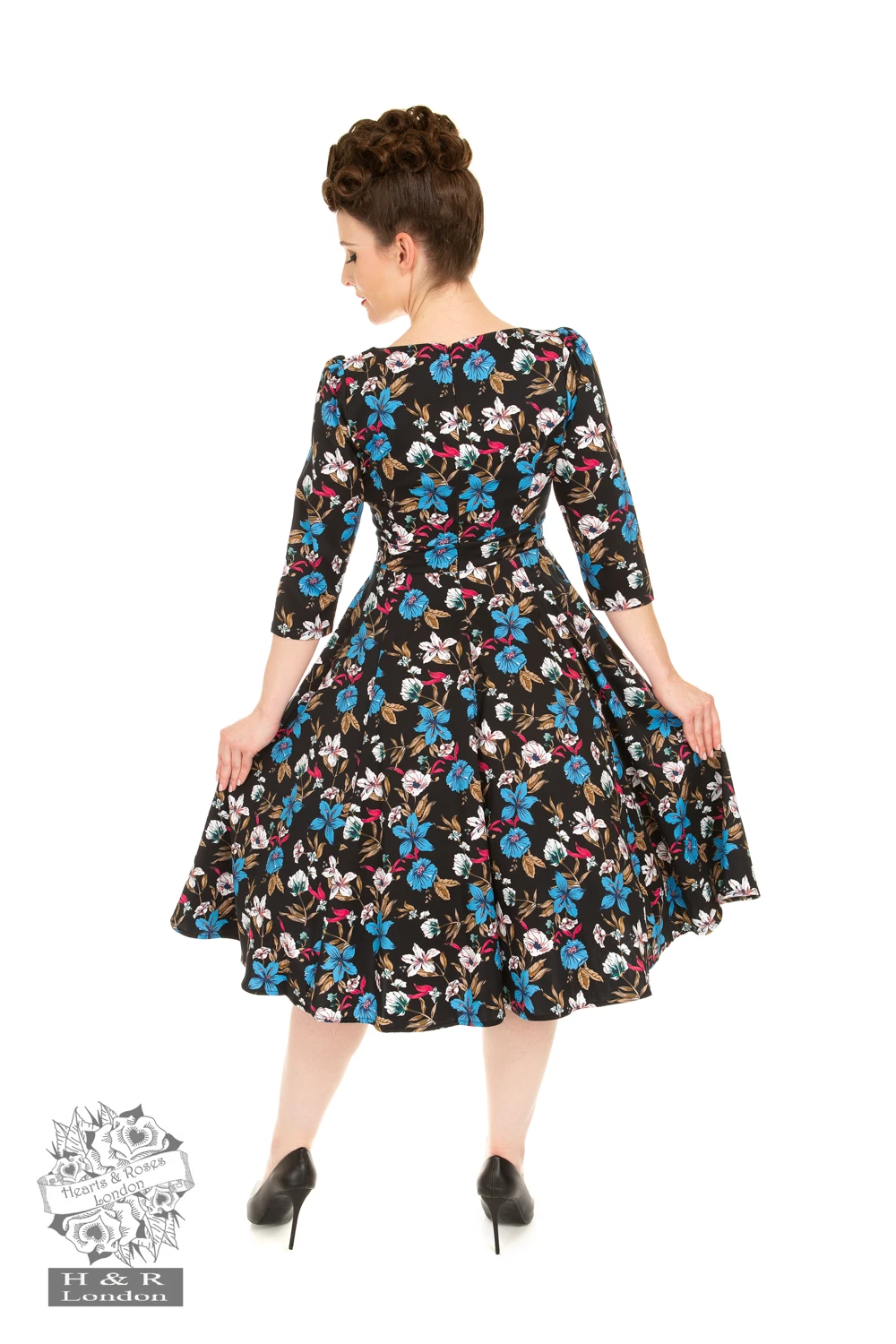 Stacy Floral Swing Dress - Image 2