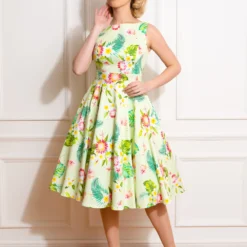 Luisa Tropical Swing Dress