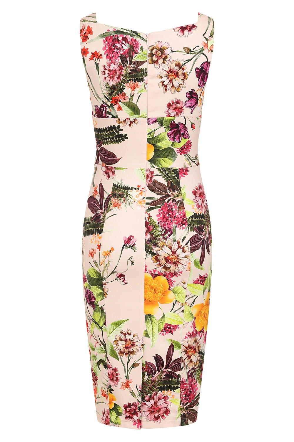 Kimberly Floral Wiggle Dress - Image 4