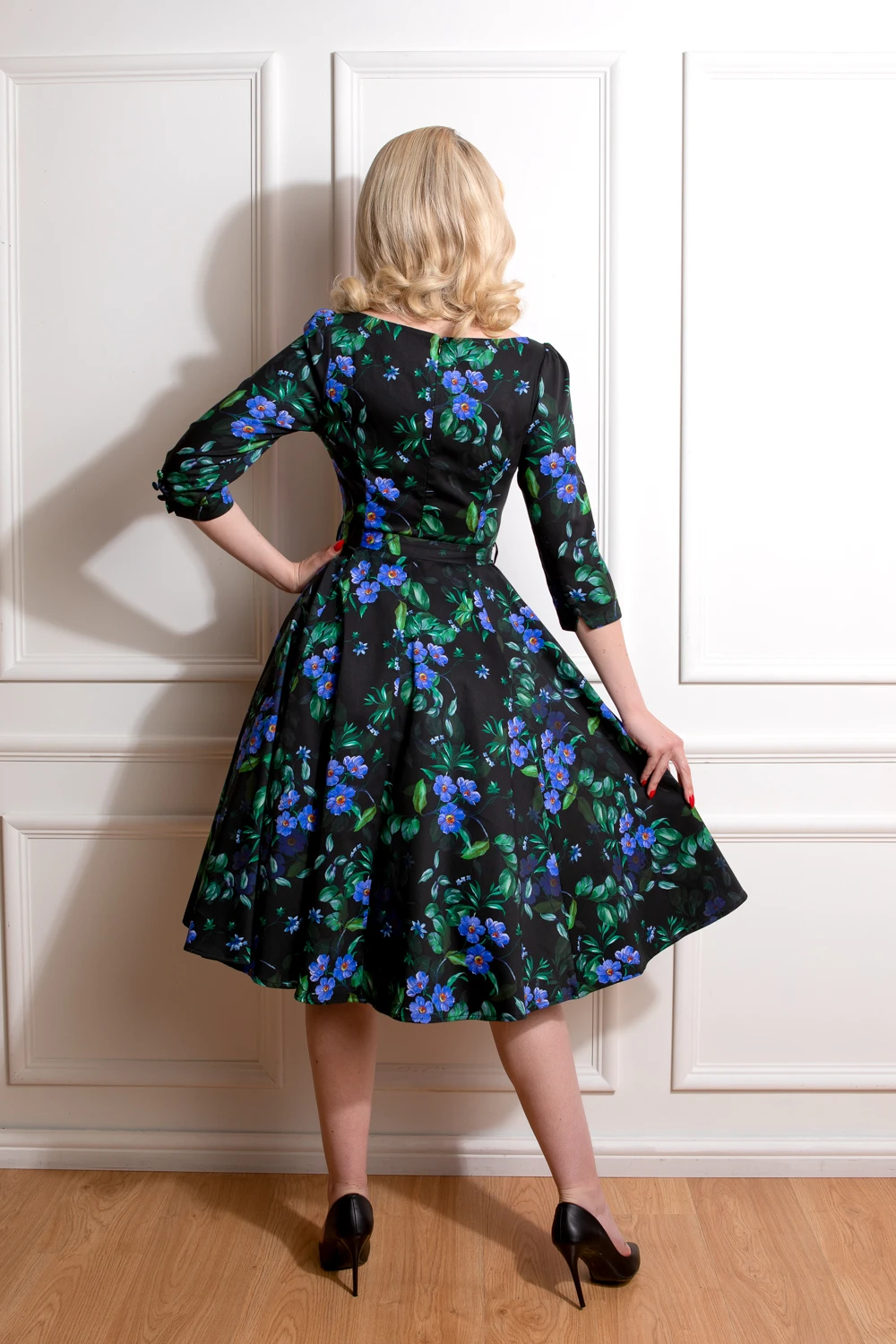 Amira Floral Swing Dress - Image 2