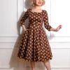 Robin Polka Dot Swing Dress