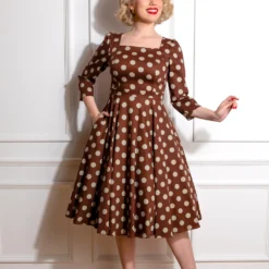 Robin Polka Dot Swing Dress