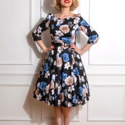 Zoe Floral Swing Dress