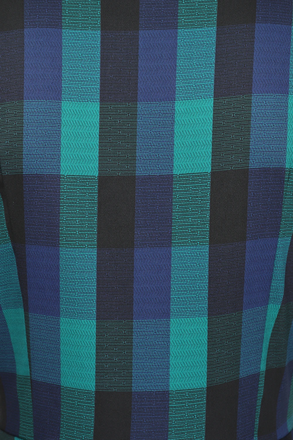 Louisa Check Swing Dress In Plus Size - Image 6