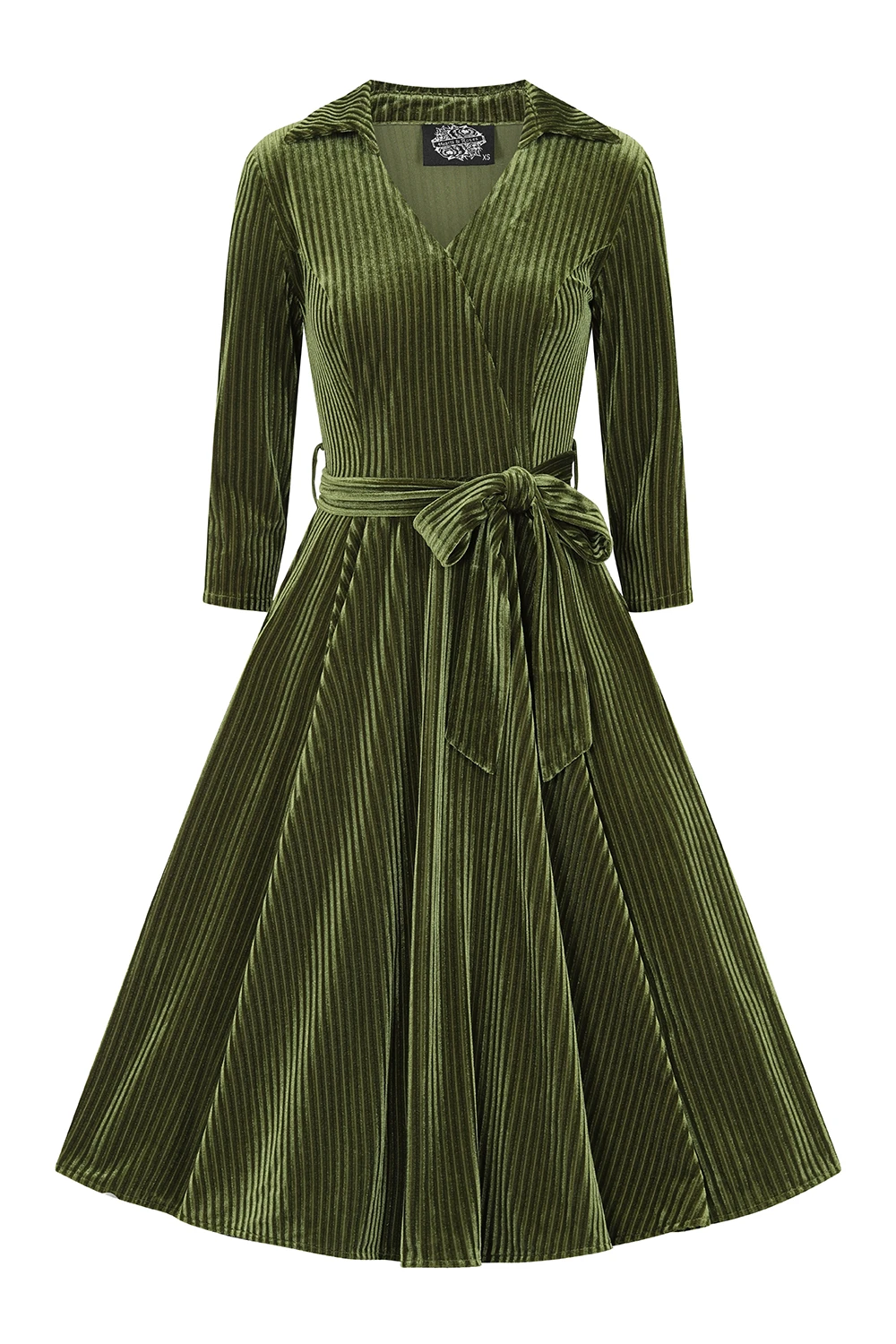 Clara Velvet Swing Dress - Image 3