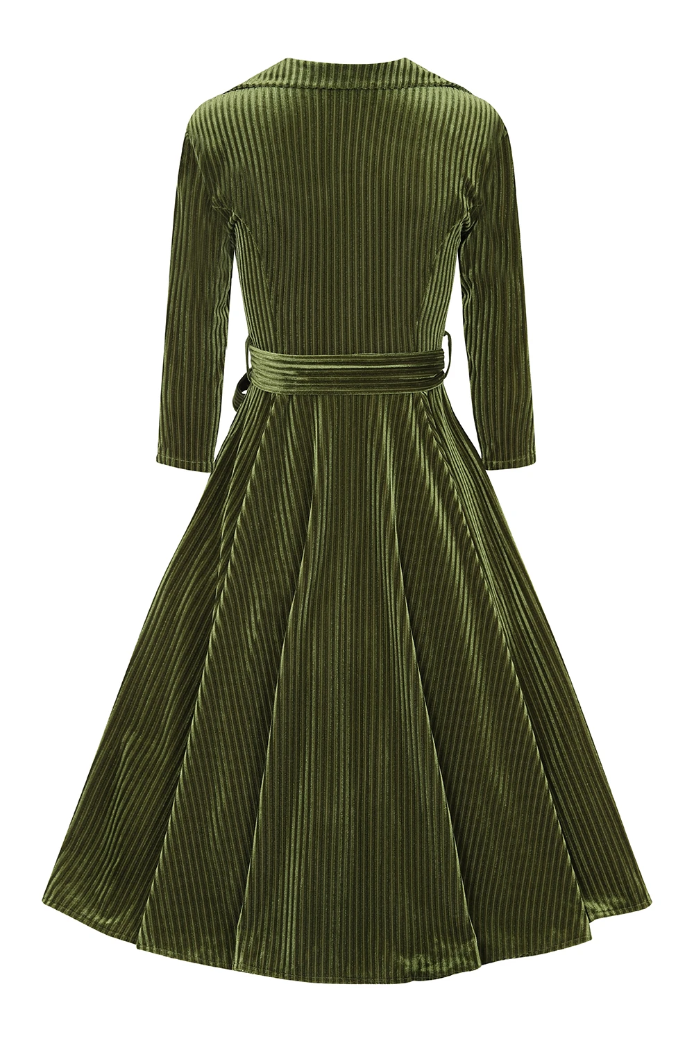 Clara Velvet Swing Dress - Image 4