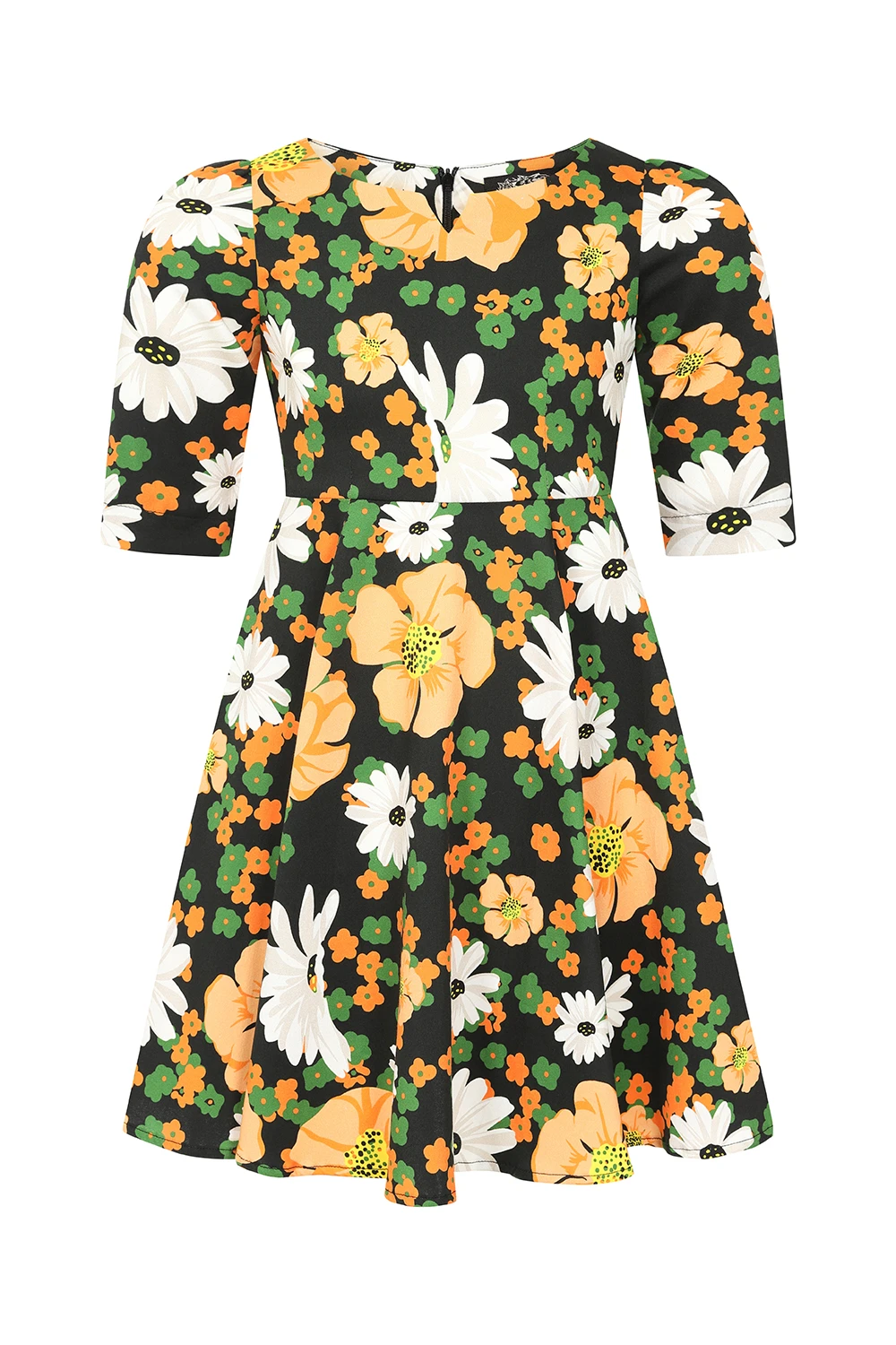 Tessa Floral Swing Dress In Kids - Image 3