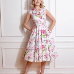 Darla Floral Swing Dress