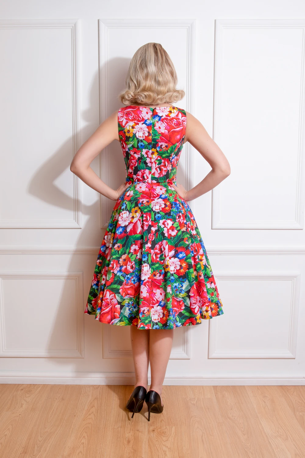Pheobe Floral Swing Dress - Image 2