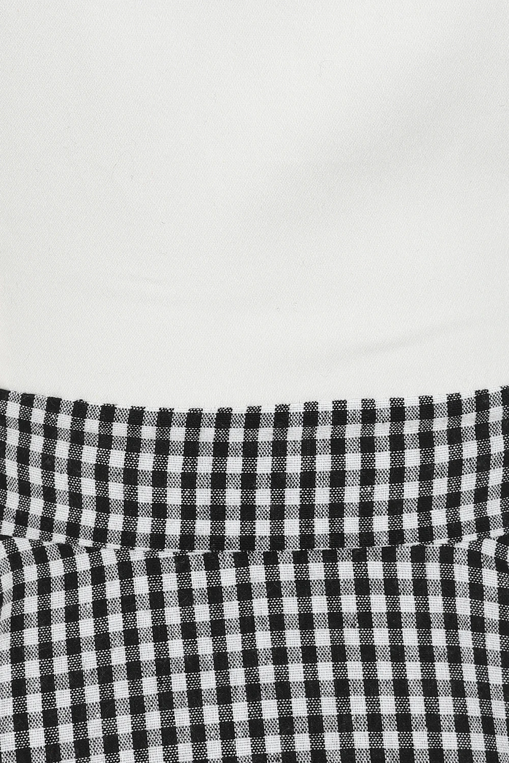 Chelsea Check Swing Dress In Black - Image 5