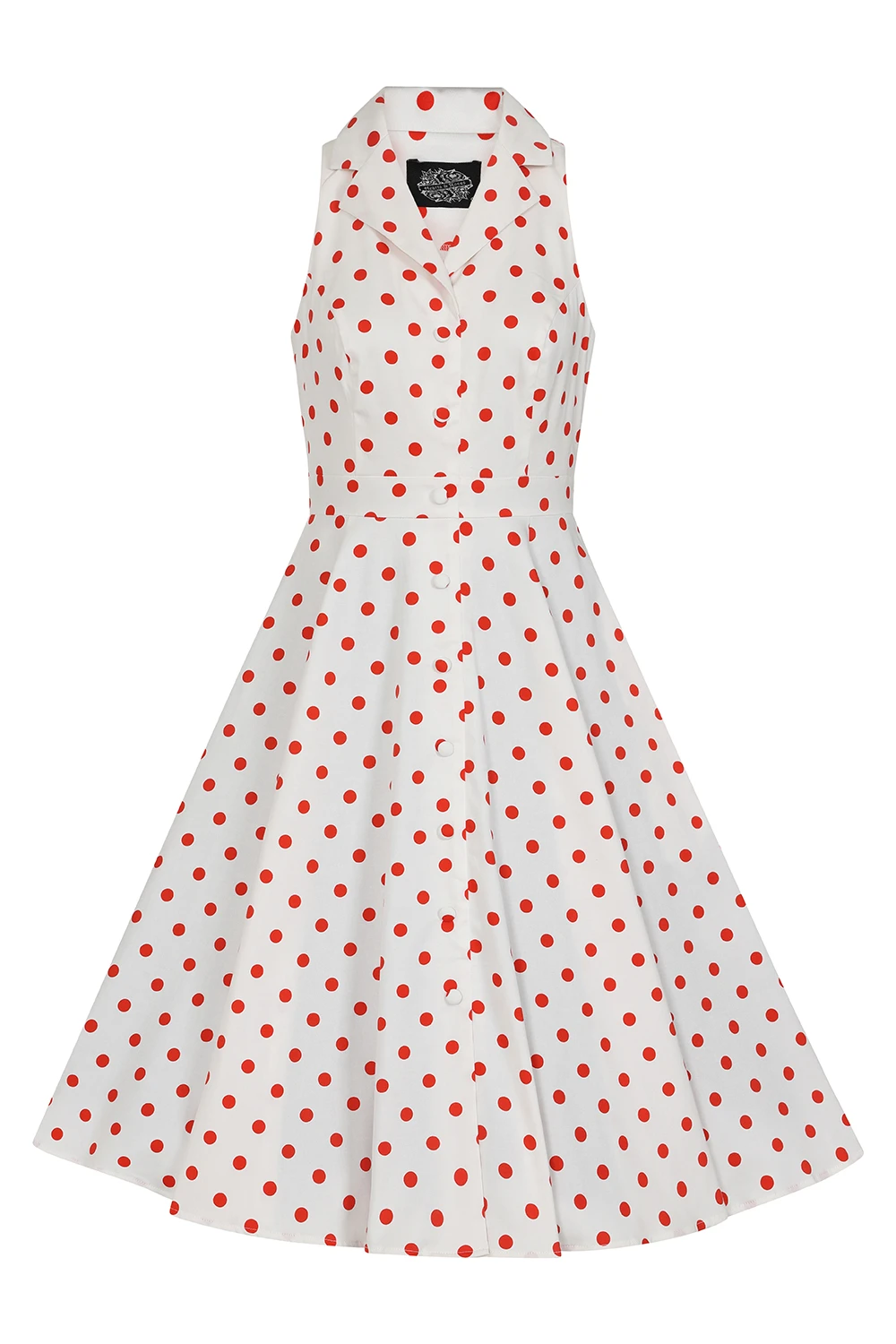 Georgia Polka Dot Swing Dress - Image 3