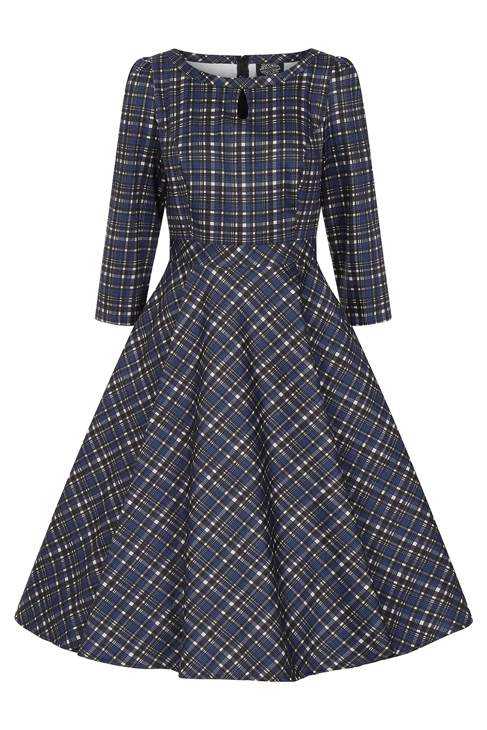 Anna Check Swing Dress - Image 3