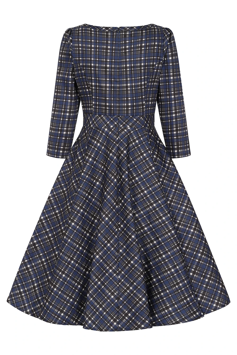 Anna Check Swing Dress - Image 4