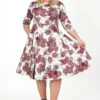 Tilly Tea Party Swing Dress In Extended Sizing