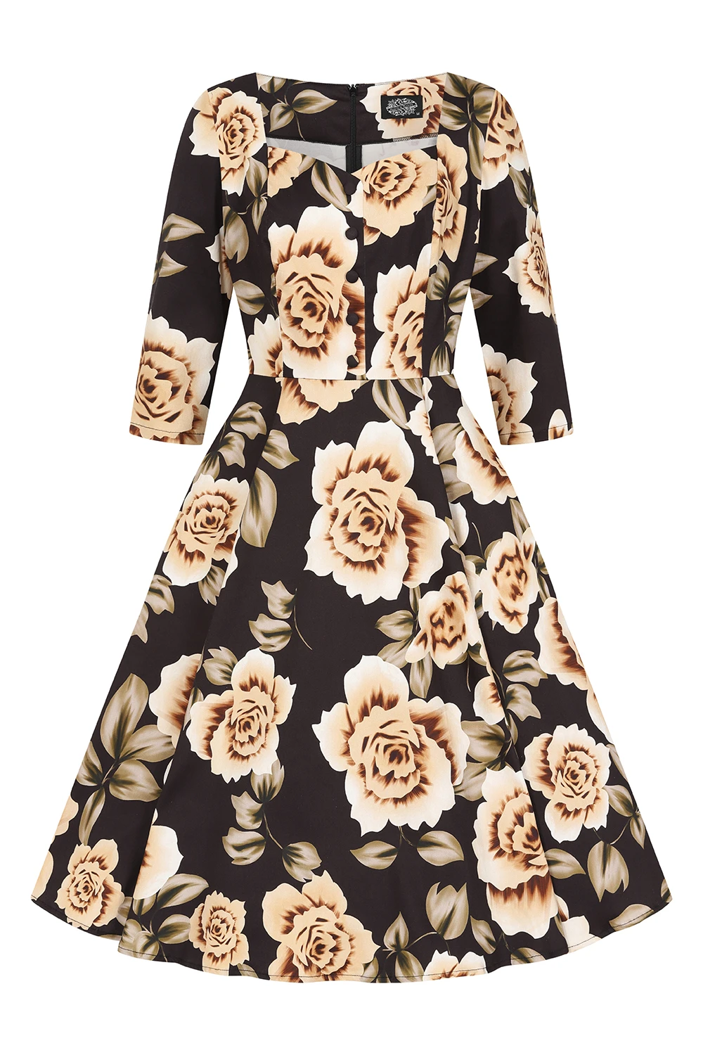 Jasmin Floral Swing Dress - Image 3