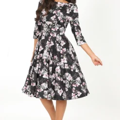 Kate Floral Swing Dress