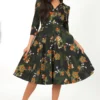Gina Floral Swing Dress