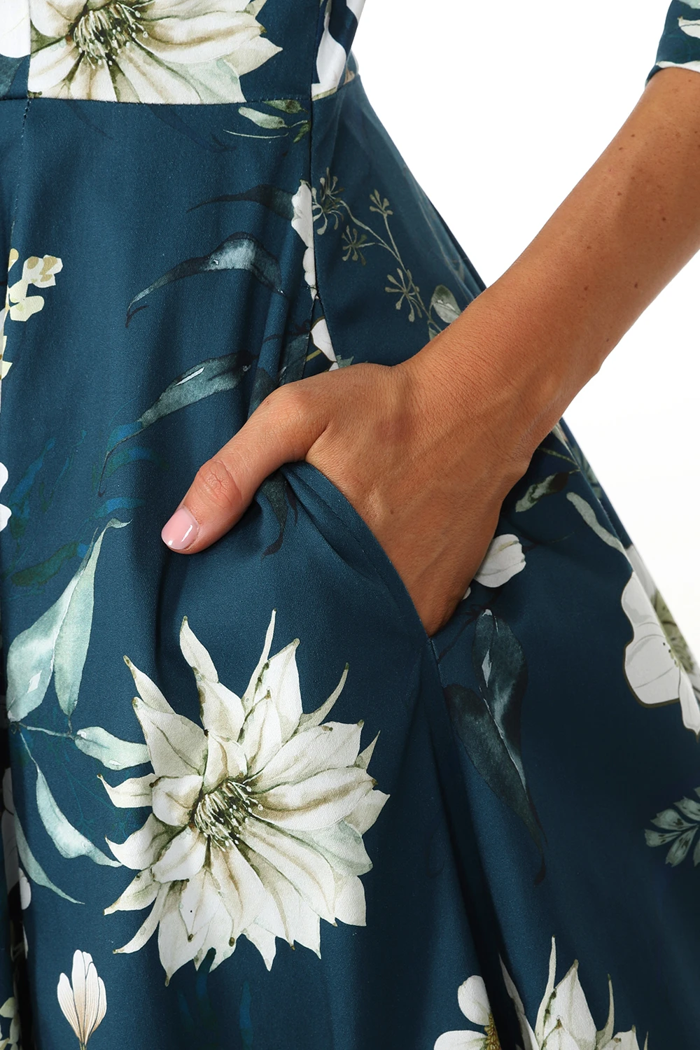 Petal Floral Swing Dress - Image 5