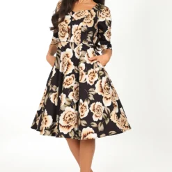 Jasmin Floral Swing Dress