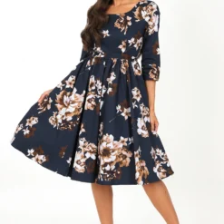 Laura Floral Swing Dress