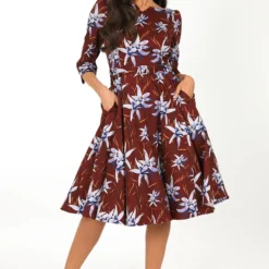 Maria Floral Swing Dress
