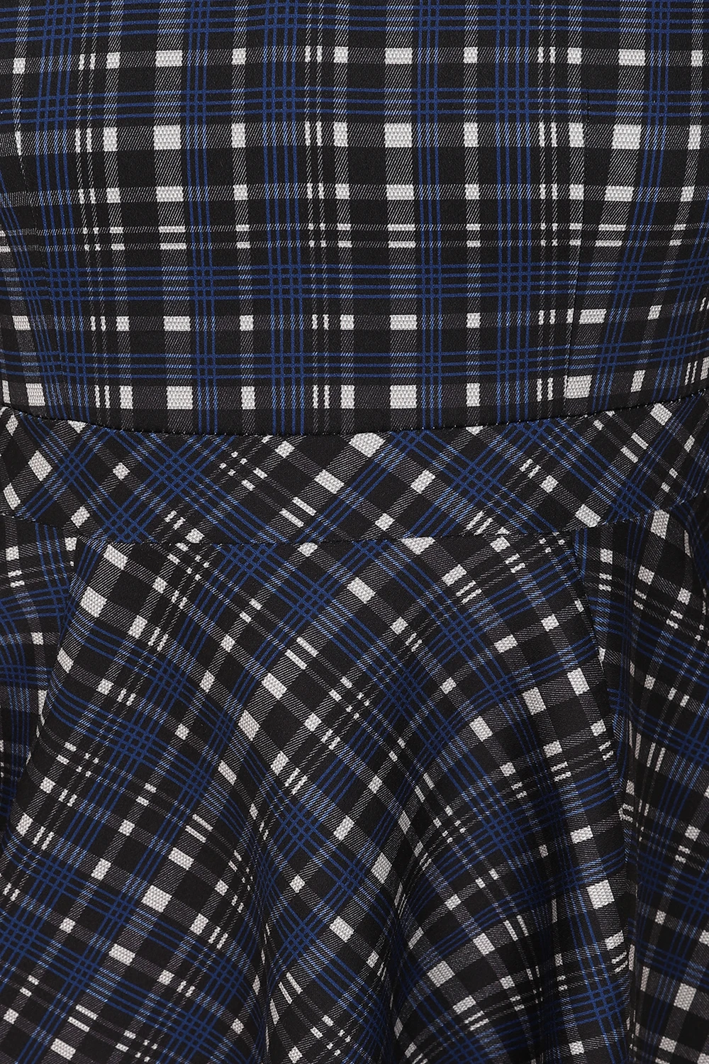 Anna Check Swing Dress In Kids - Image 5